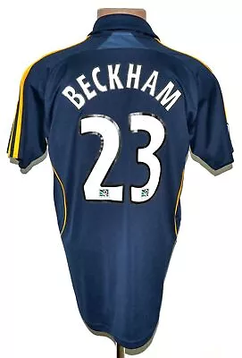 La Galaxy 2007/2008 Away Football Shirt Jersey Adidas Size Xl Boys #23 Beckham • £39.01