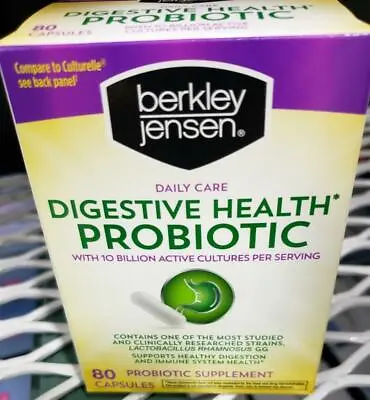 $19.89 • Buy Berkley Jensen Daily Care Digestive Health Probiotic Culturelle Capsules, 80 Ct.