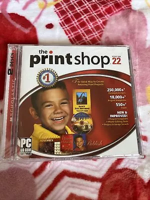 Print Shop Version 22 (PC) CD ONLY *NewSealed* • $19.99