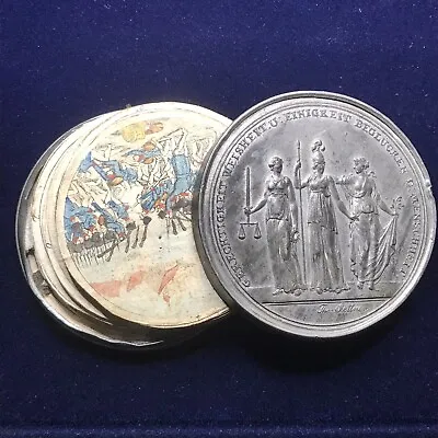 Germany Prussia: 1813 Napoleonic Wars Medal With Picture Roundels By Stettner • $441.55