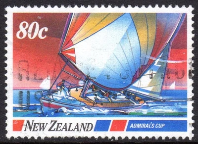 $0.20 • Buy NEW ZEALAND..1987 Yachting Events - Designs Showing Yachts