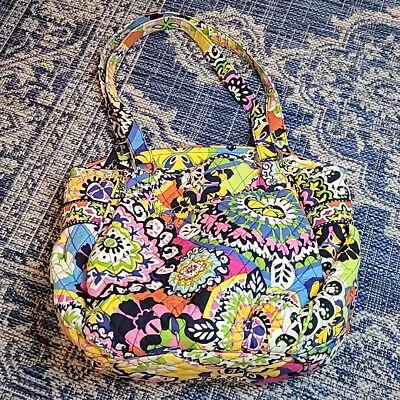 Vera Bradley Campus Tote RIO Shoulder Handbag Double Straps Clean • $32.82