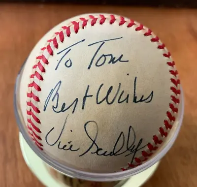 Vin Scully Personalized Signed Baseball • $375
