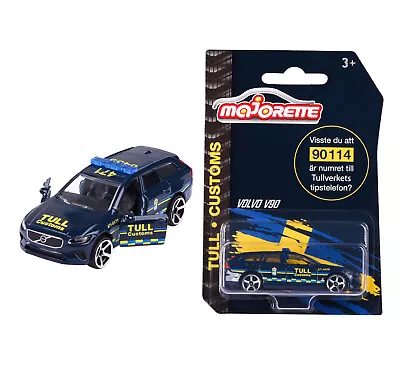 Majorette Die-Cast 1:61 Volvo V90 Toll Customs Sweden Exclusive • $9.99