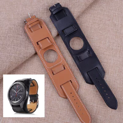 Leather Watch Band Frontier Cuff Wrist Strap Bracelet For Samsung GearS3 • $21.70