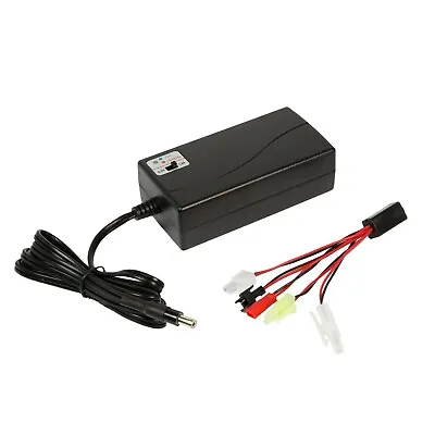 NiMH NiCad 7.2v - 12v BATTERY CHARGER - 0.9A/1.8A SELECTABLE - RC TOYS AIRSOFT • £15.95