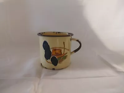 Vintage Monterrey Western Ware Enamelware Cup/ Mug Cowboy Chuckwagon￼ • $25