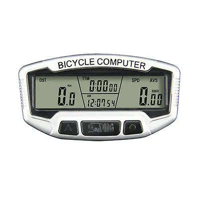 Bike Backlight Code Table Speedometer Bicycle Digital LCD Wired Computer • $12.45