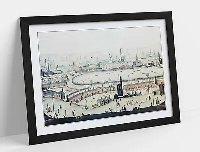 £8.99 • Buy Ls Lowry The Pond -framed Poster Wall Art Print Artwork- Grey