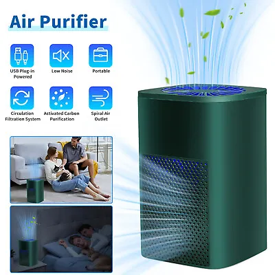 Portable Air Purifier Odor Allergies Eliminator Low Noise Home Office Indoor US • $14.95