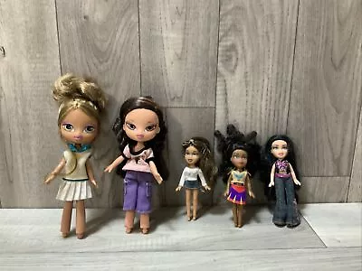 LIL' Bratz Dolls Lot Of 4 Mini Dolls MGA Entertainment AS IS  No Shoes • $30