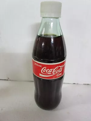 Coca Cola Bottle. Old 300ml Full Glass Bottle With Paper Labels. • $15