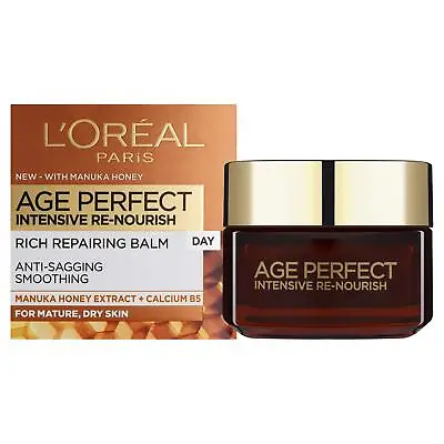 L'Oreal Paris Age Perfect Intensive Renourish Manuka Honey & Dry Skin 50 Ml • £12.99
