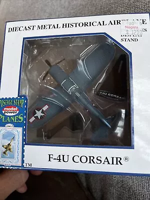 5356-2 Model Power Postage Stamp Planes Diecast F-4U CORSAIR FREE SHIPPING • $26