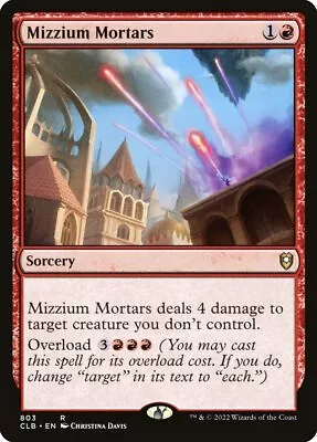 MTG Mizzium Mortars (803/1080) Commander Legends Battle For Baldur's Gate LP • $0.99