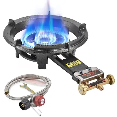 80000 BTU. Single Propane Burner For Outdoor Cooking Gas Stove Camping • $72.15