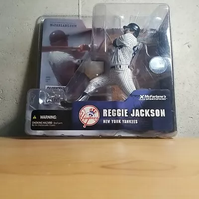 Reggie Jackson Yankees 2004 McFarlane Figurine Factory Sealed • $34.99