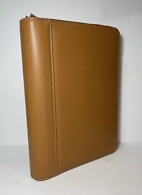 Franklin Covey Organizer Planner/Binder Brown Zip Around Task 365 Day Inserts • $18