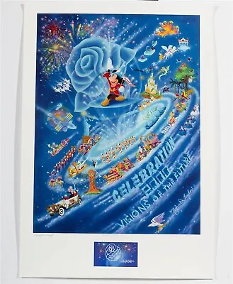 Melanie Taylor Kent CELEBRATION 2000 Disney Silkscreen SAMPLE PROOF Signed • $450