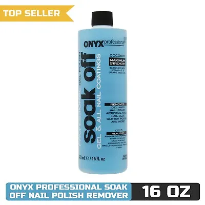 Onyx Professional Soak Off Formula Nail Polish Remover 16 Fl Oz • $7.40