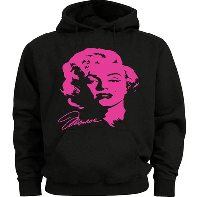 $24.95 • Buy Neon Pink Marilyn Monroe Decal Sweatshirt Men's Size Hoodie