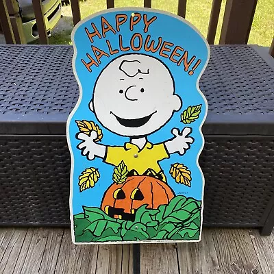 Vintage 1998 Impact Plastics Peanuts Great Pumpkin Charlie Brown Halloween • $24.99