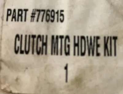 Murray Go Kart Clutch Mtg. Hardware Kit 776915 Obsolete • $6