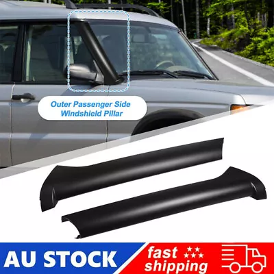 Pair Windscreen Pillar Moldings+Rivets For Land Rover Discovery 2 1999-2004 • $85.88