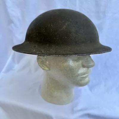 Original WW1 US Army M1917 Brodie Helmet W/ Liner • $275