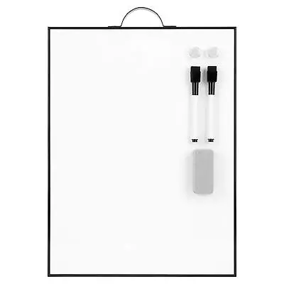Small Dry Erase White Board 16 X 12 Portable Aluminum Frame Mini Whiteboard Wi • $23.37