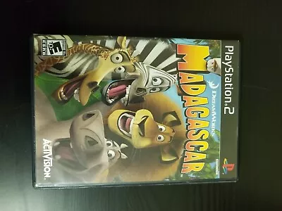 DreamWorks Madagascar (Sony PlayStation 2 PS2 2005)  Tested & Works • $8
