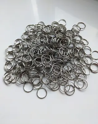 Split Ring Keyrings 10mm Stainless Steel Key Chain Links • £1.29