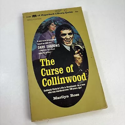 Vintage 1968 Dark Shadows TV Paperback Marilyn Ross The Curse Of Collinwood • $14.95