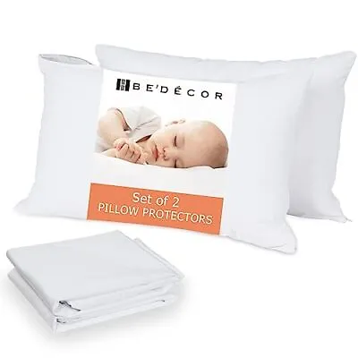 King Pillow Protector With Zipper 2 Pack Waterproof Pillow Covers Encasement ... • $28.11