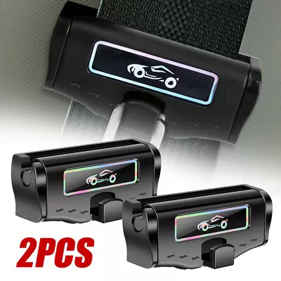 2x Car Accessories Seat Belt Holder Belt Limiter Safety Clips Buckle Car Parts • $10.99