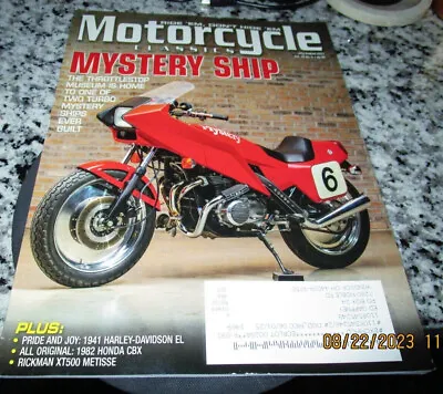 MOTORCYCLE CLASSICS July/Aug  2023 - Vetter Mystery Ship - Richman XT500 Metisse • $10.99