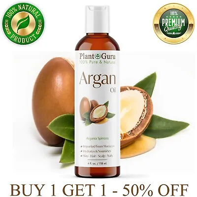 Argan Oil 4 Oz. Morocco 100% Pure Natural Unrefined For Hair Growth Skin Face • $11.95