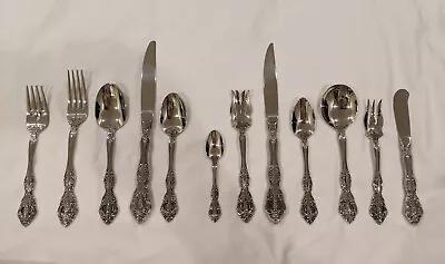 ONEIDA Michelangelo Flatware Set; Svc. For 12; 14 Pc. Setting; 174 Pcs. Total • $2499.99