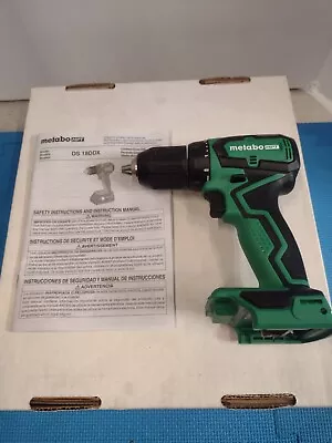 METABO DS18DDX 18 Volt Li-Ion CORDLESS BRUSHLESS 1/2  Drill • $49.99