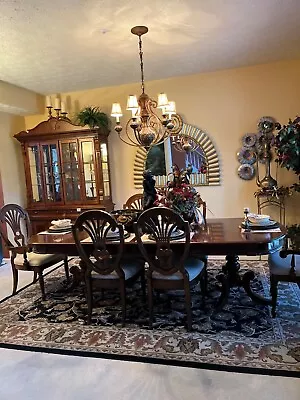 Harverty Universal Furniture 9 Pcs Formal  dining Room Set And China Cabinet. • $2500