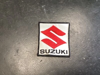 $9.95 • Buy NICE VINTAGE 70’s SUZUKI MOTORCYCLE SEW-ON CLOTH JACKET/UNIFORM PATCH 3”x 2 3/4”