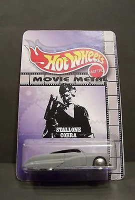 Custom HotWheels MERCURY And Package   Movie Metal   Stallone's COBRA • $33