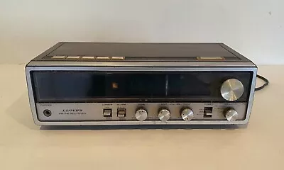 $49.99 • Buy Vintage LLoyd's Am Fm Stereo Radio Alarm Clock Simulated Wood Grain Model J257
