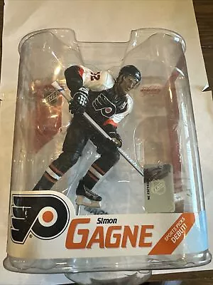 McFarlane Simon Gagne NHL Flyers Hockey Figure Series 16 Black Variant Jersey • $19.99