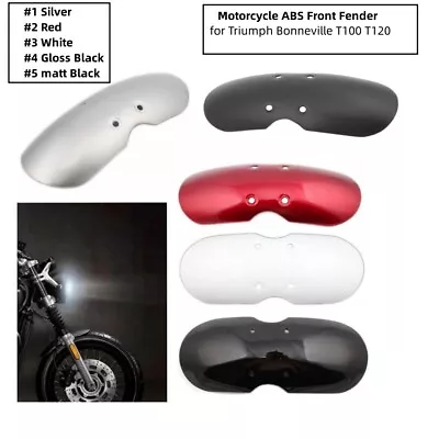 Motorcycle Plastic Front Fender For Triumph Street Twin T120 T100 Cup 5 Optonal • $14.48