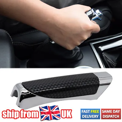£7.59 • Buy Carbon Fiber Car Hand Brake Protector Cover Decor Car Accessories Universal UK