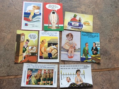 £4.99 • Buy Bamforth Comic Cards And Mabel Lucie Attwell , 8 Cards.
