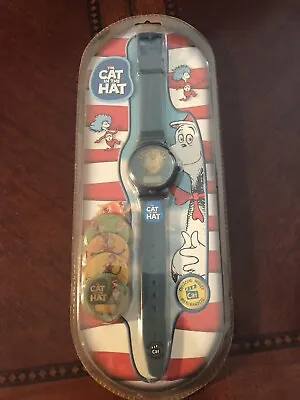 Vintage Dr. Seuss' Cat In The Hat Wrist Watch Official Movie Merchandise NIP • $10.98