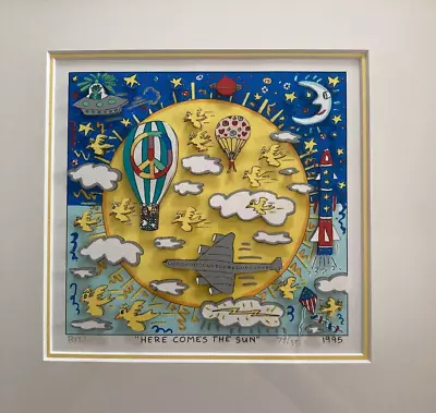 JAMES RIZZI  Here Comes The Sun  1995 Screen Printing Framed ED350 • $2260