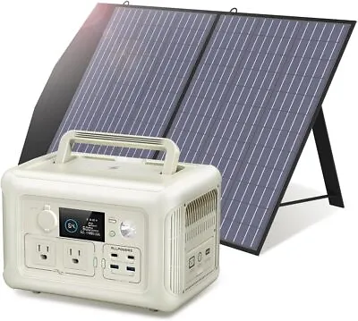 ALLPOWERS R600 Power Station Generator &100W Solar Panel For Outdoor Camping RV • $271.20